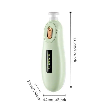 Electric Baby Nail Trimmer with 6 Grinding Heads for Infants