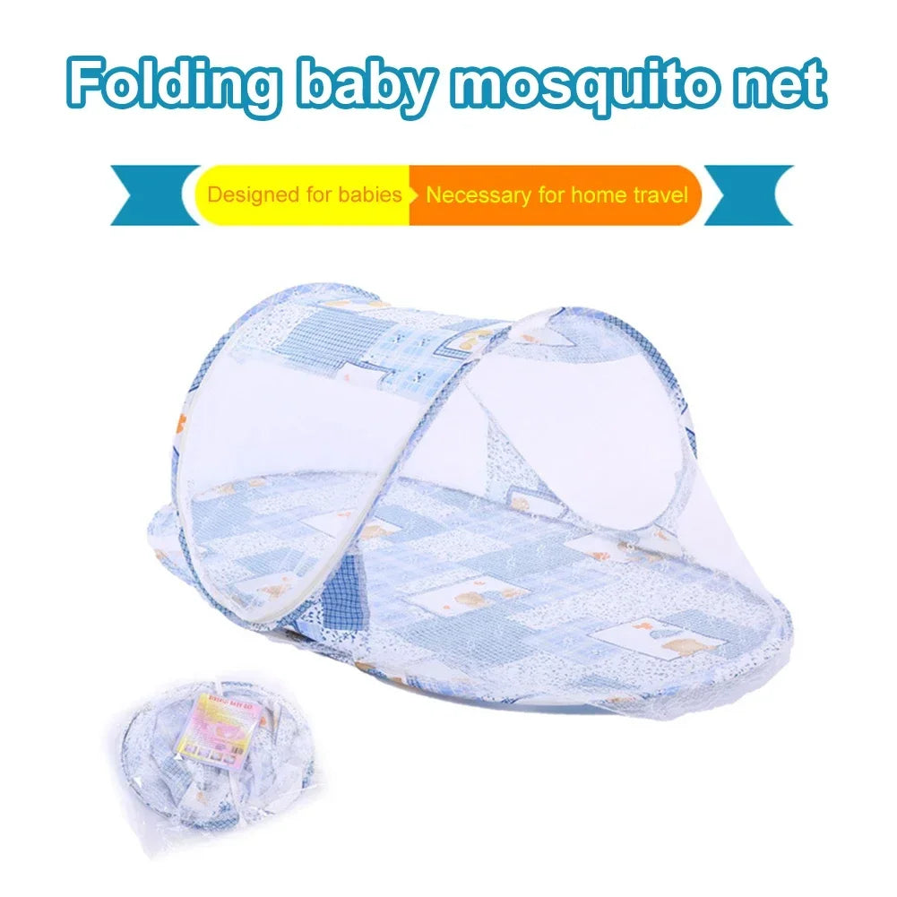 Portable Baby Crib Mosquito Net - Foldable Insect Protection