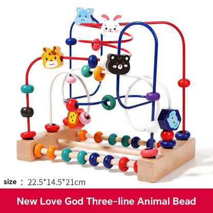 Educational Building Blocks and Beads for Toddlers 1-3 Years