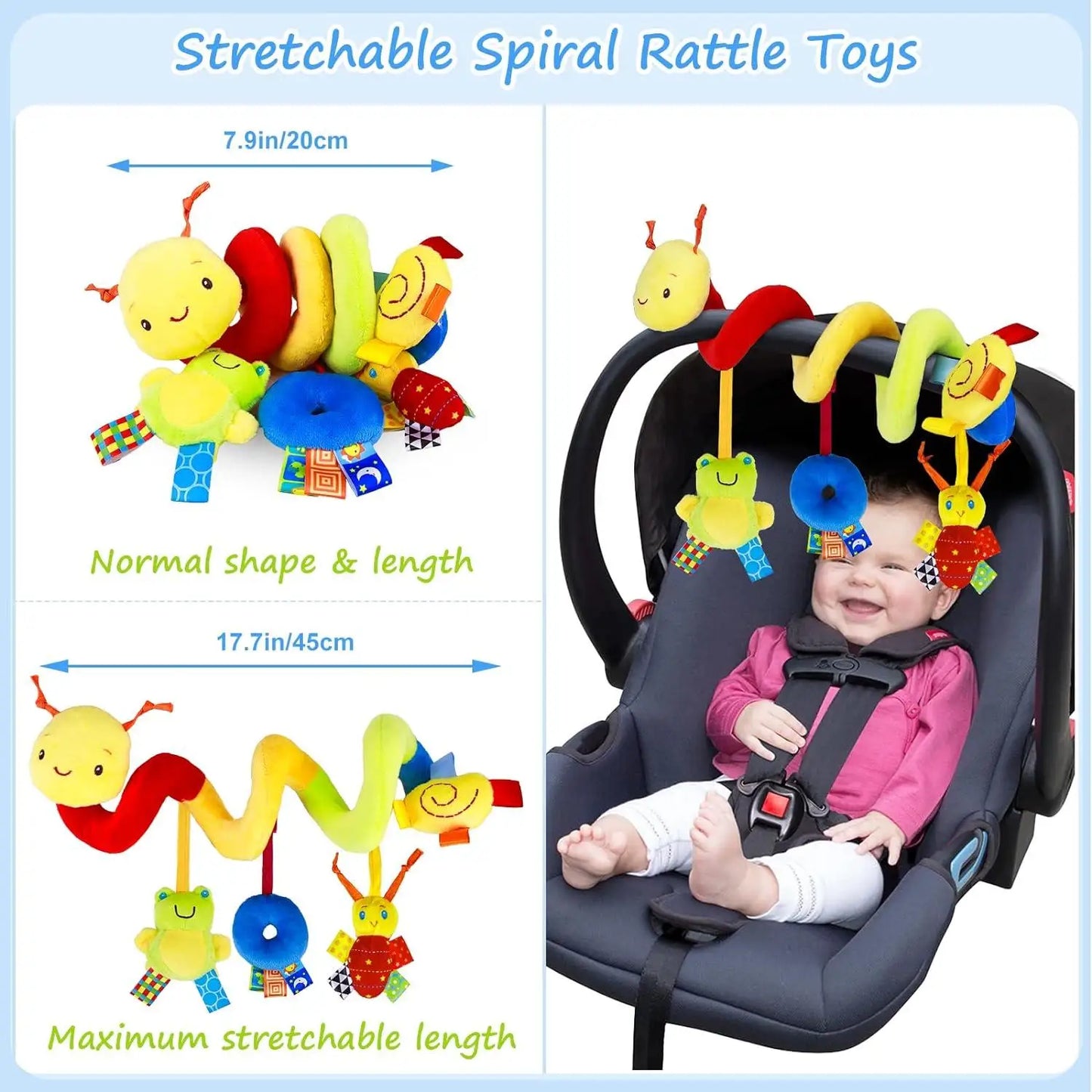 Plush Baby Rattles and Teething Toys for Early Learning