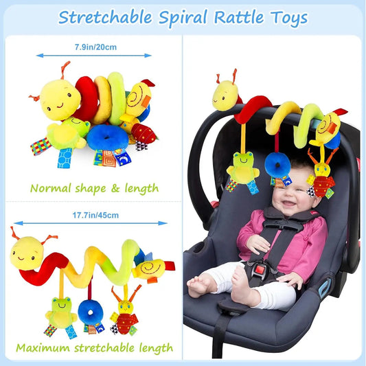 Plush Baby Rattles and Teething Toys for Early Learning