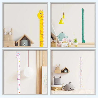 Giraffe Height Ruler Wall Sticker for Kids Nursery Decor