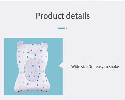 Foldable Baby Bath Support Seat - Adjustable Infant Cushion