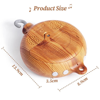Baby Crib Music Box Rattle - Soothing Toy for Newborns