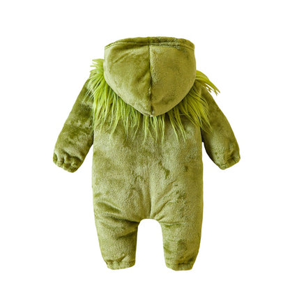 Christmas Grinch Bodysuit for Infants - Long Sleeve Jumpsuit