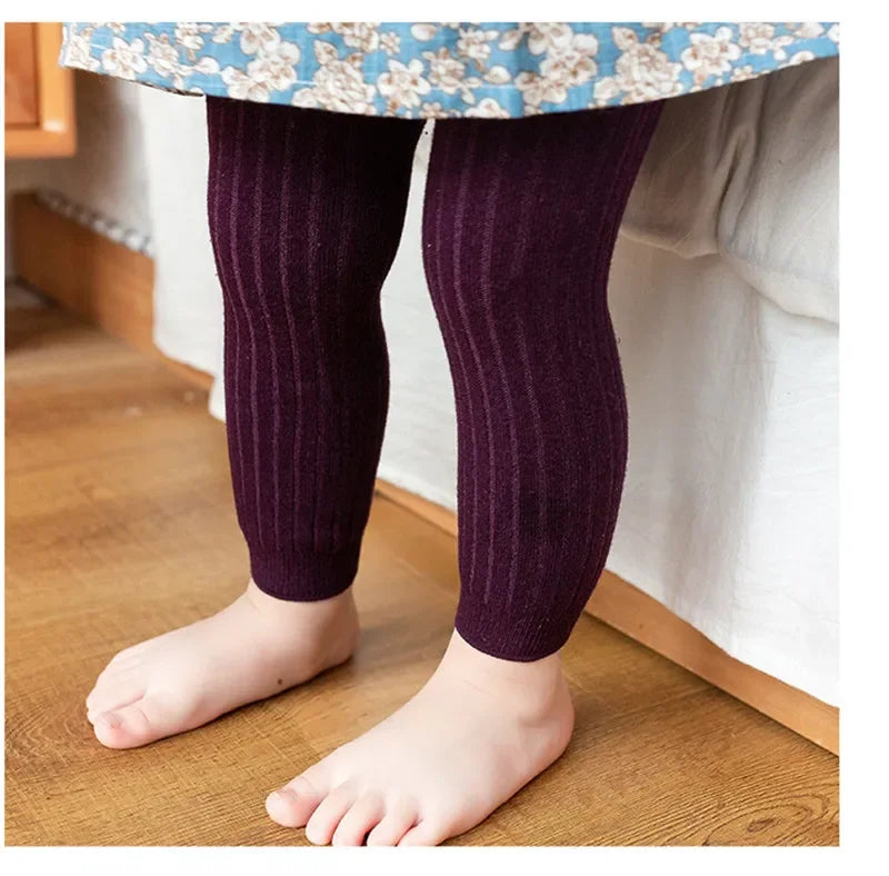 Cotton Stretch Leggings for Baby Boys and Girls (0-6 Years)