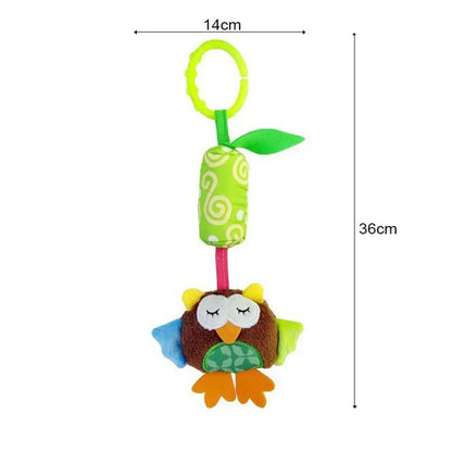 Plush Baby Rattles and Teething Toys for Early Learning
