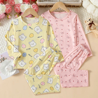 Kids' Summer Short Sleeve Shirt and Shorts Set for Play
