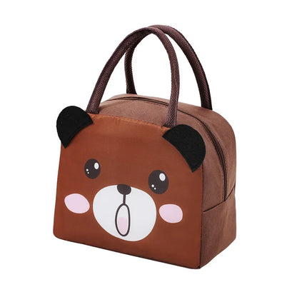 Cartoon Kinder Lunch Bag Wärmedämmung Aluminiumfolie Hochwertiges wasserdichtes Oxford-Gewebe Tragbare Lunch Bags Tote Neu