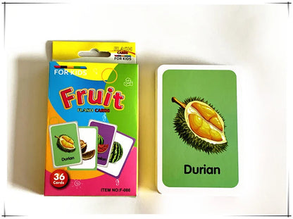 36 Pcs Animal Shape & Color Learning Cards for Kids