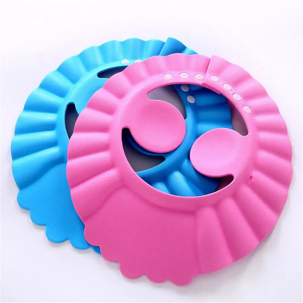 Kids Adjustable Hair Wash Shower Cap with Ear Protection