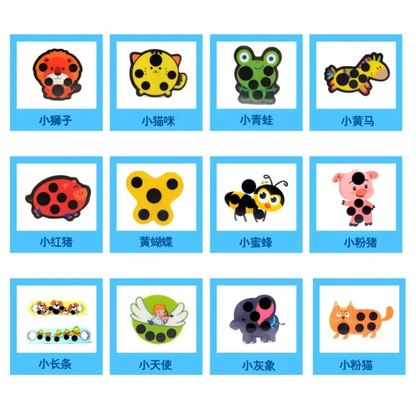 Baby Fever Indicator Strips - 5-10PCS Cartoon Thermometer Stickers