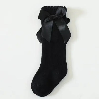 Red Bow Tie Knee High Socks for Infants and Toddlers