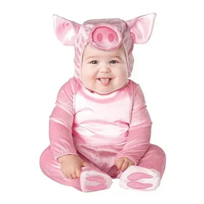 Infant Baby Girls' Holiday Costume Rompers - Lion & Dinosaur