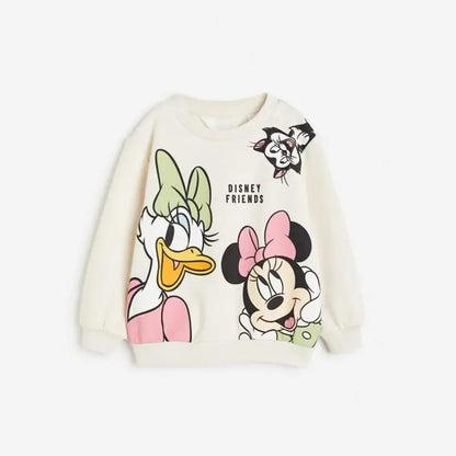 Kids Cartoon Hoodie and Sweatpants Outfit Set, 2pc