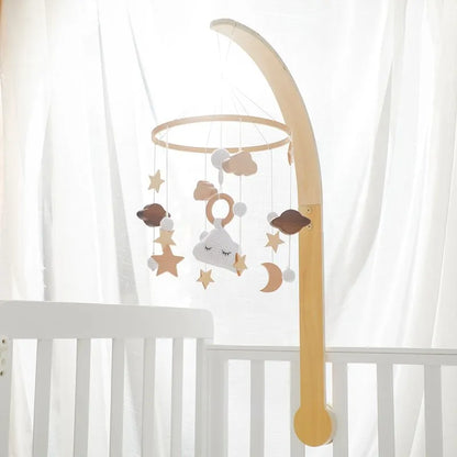 Musical Baby Cloud Rattle & Crib Mobile for Newborns