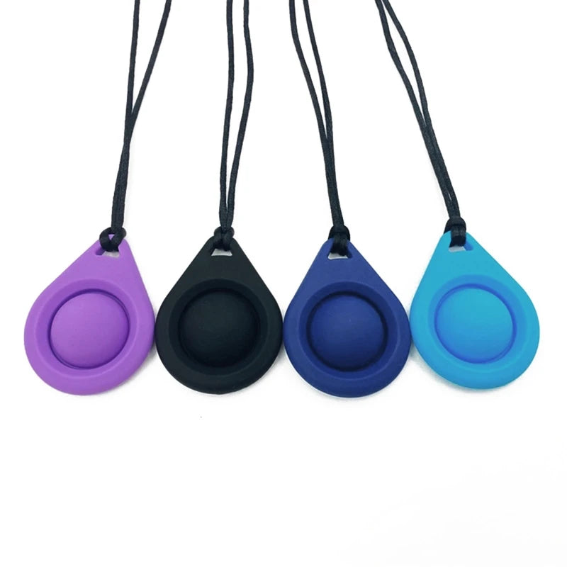 Silicone Chew Necklace for Kids with Autism and Sensory Needs