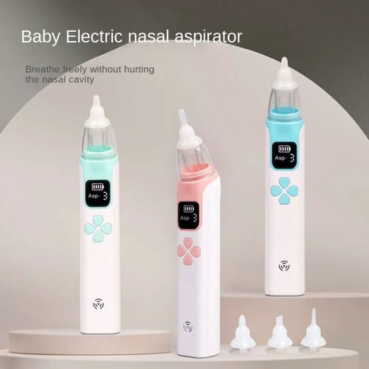 Silent Electric Nasal Aspirator for Babies - USB Rechargeable