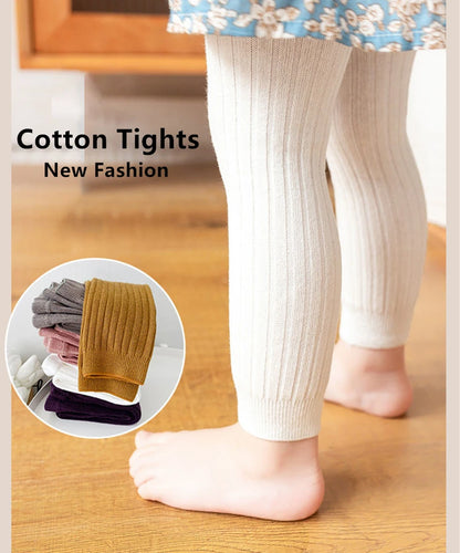 Cotton Stretch Leggings for Baby Boys and Girls (0-6 Years)