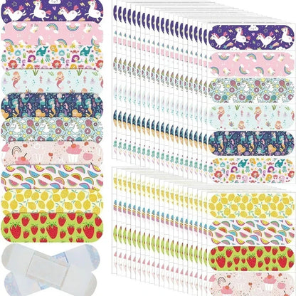 10pcs Cartoon Mermaid Horse Adhesive Bandages for Kids