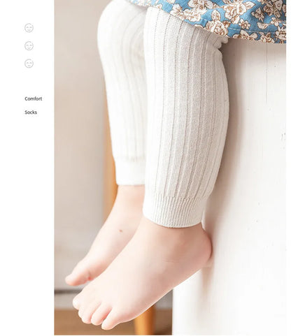 Cotton Stretch Leggings for Baby Boys and Girls (0-6 Years)