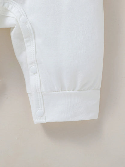 2-Pack Long Sleeve Baby Jumpsuit with Hat for All Seasons