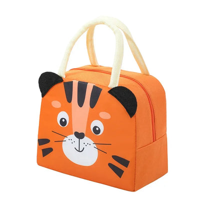 Cartoon Kinder Lunch Bag Wärmedämmung Aluminiumfolie Hochwertiges wasserdichtes Oxford-Gewebe Tragbare Lunch Bags Tote Neu