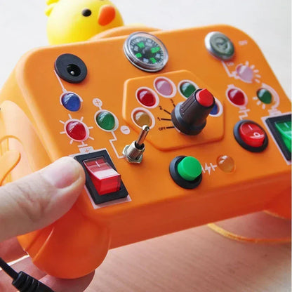 LED Light Switch Sensory Board for Toddlers 2-4 Years