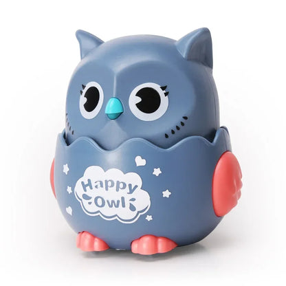 Interactive Wind-Up Owl Toy for Kids - Fun Mechanical Play
