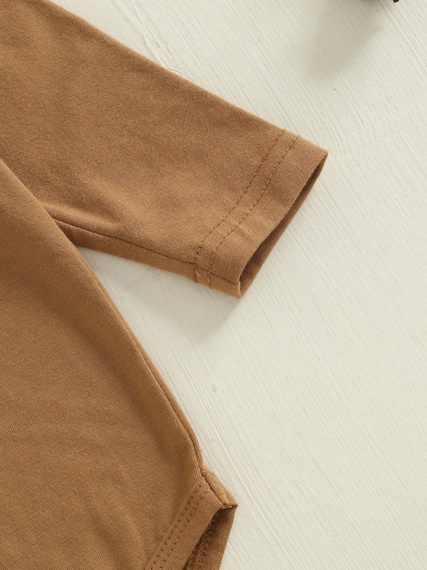 Newborn Baby Girl Gingerbread Christmas Romper & Headband Set