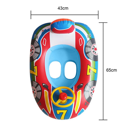 Inflatable Baby Swim Ring - Toddler Float Seat for Water Fun
