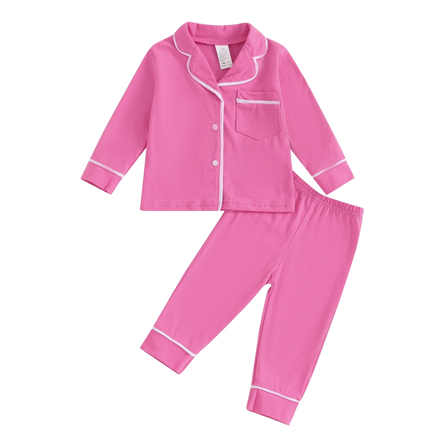 Toddler Fall Pajama Set for Boys and Girls - 10 Colors