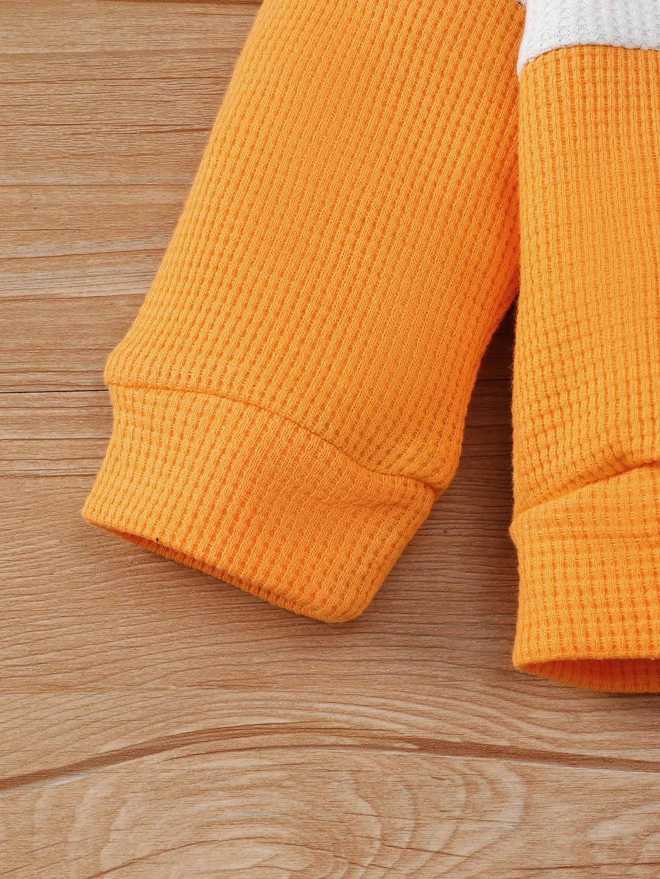 Color Block Long Sleeve Top and Pants Set for Boys 1-6 Years