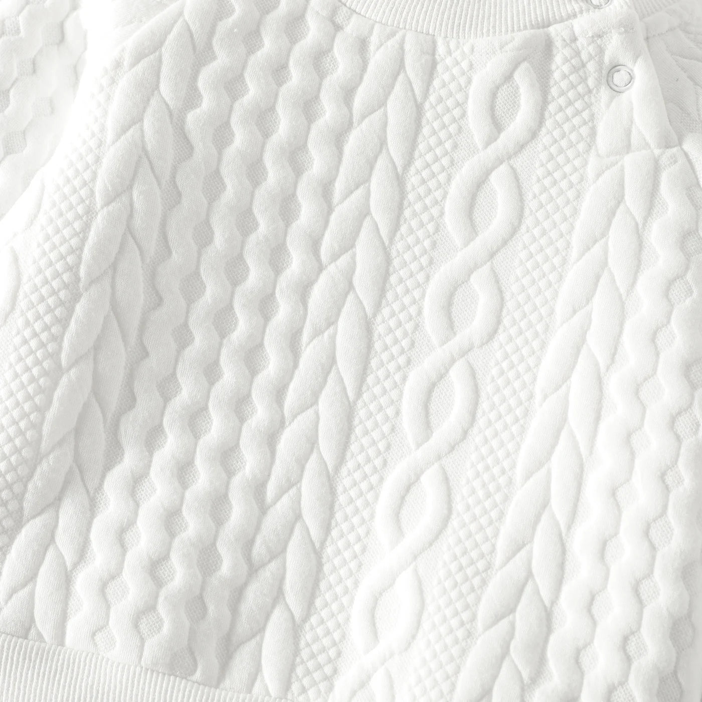 Baby Boy Cable Knit Sweatshirt & Pants Set - Soft & Cozy
