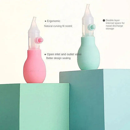 Silicone Nasal Aspirator for Babies – Safe Nose Cleaner