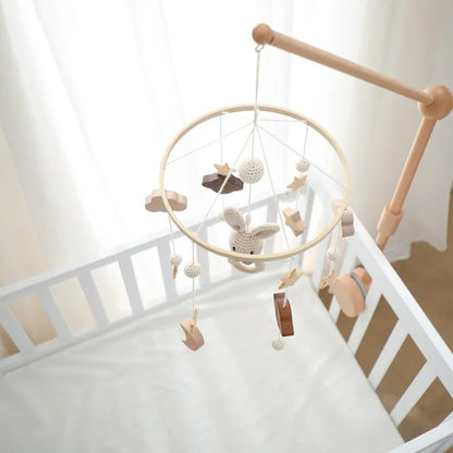 Musical Baby Cloud Rattle & Crib Mobile for Newborns