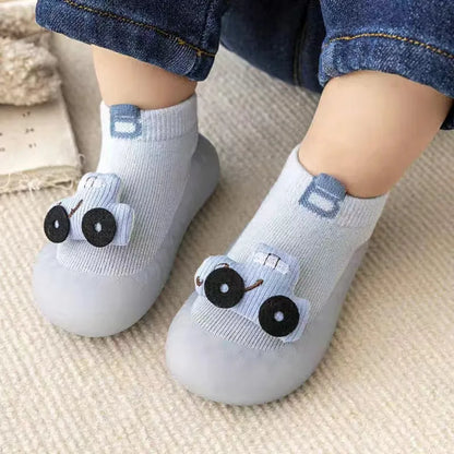 Soft Sole Non-Slip Baby Socks with Cute Animal Designs 0-3T