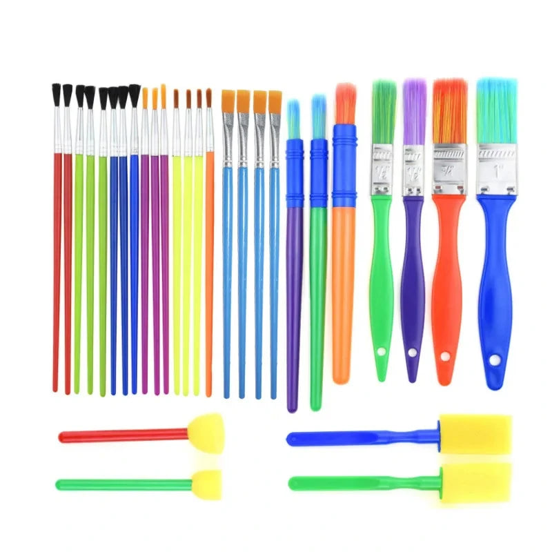Children's Painting Sponge Brush Set for Creative Play