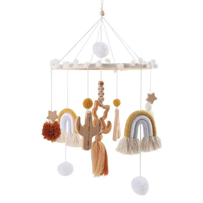 Musical Baby Cloud Rattle & Crib Mobile for Newborns
