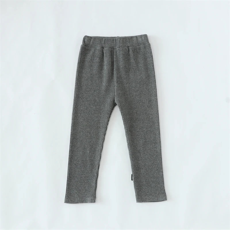 Cotton High Waist Leggings for Baby Girls and Boys