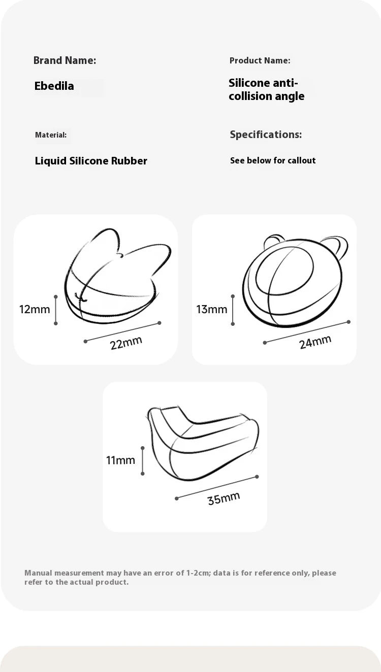 Baby Corner Protectors - Soft Silicone Safety Bumpers 4pcs