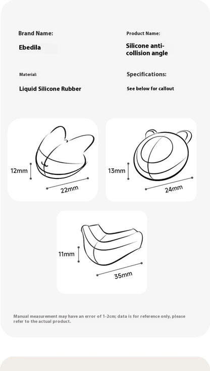Baby Corner Protectors - Soft Silicone Safety Bumpers 4pcs