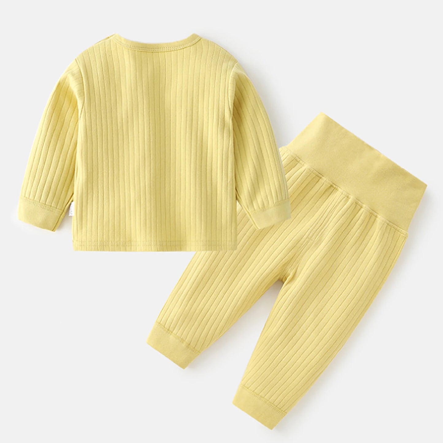 Thermal Pajama Set for Baby Boys and Girls in Candy Colors