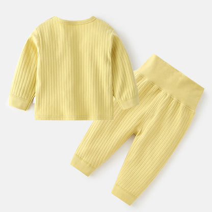 Thermal Pajama Set for Baby Boys and Girls in Candy Colors