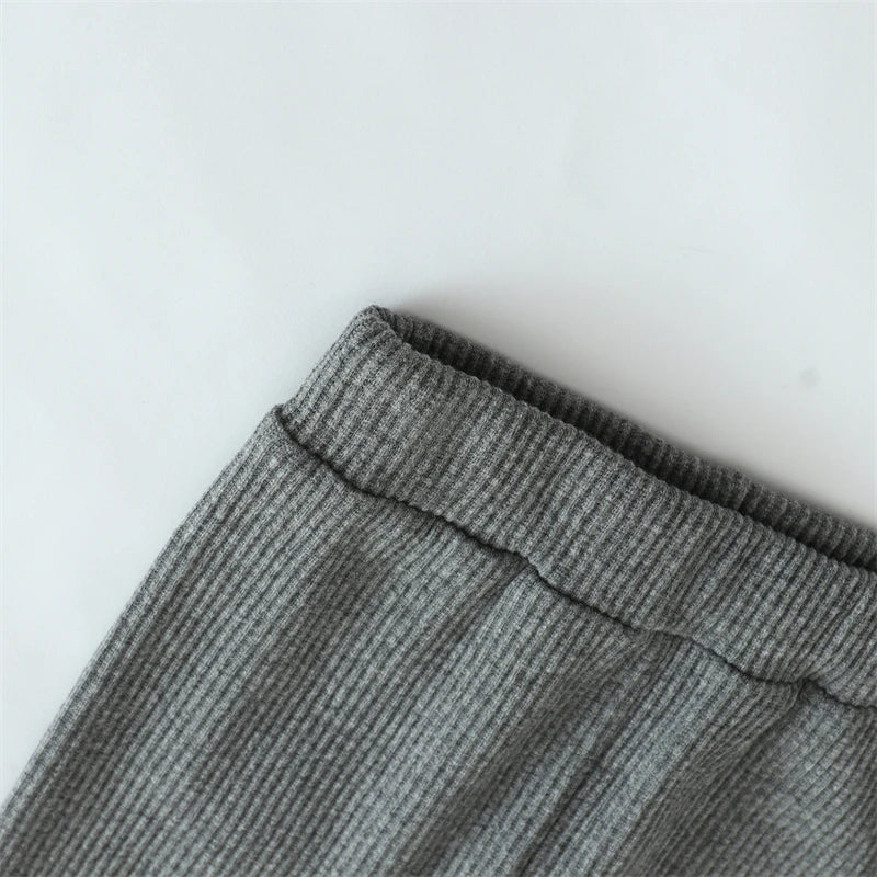 Cotton High Waist Leggings for Baby Girls and Boys