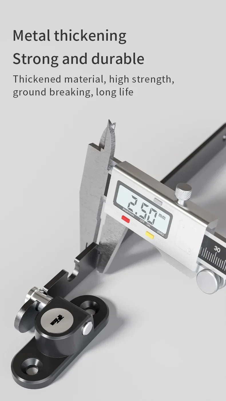 Adjustable Window Lock for Child Safety and Fall Prevention