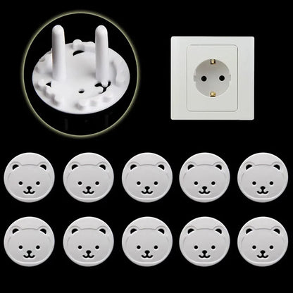 10 Pack Baby Safety Socket Covers for Child Protection
