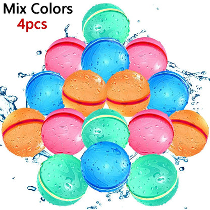 Reusable 6.5cm Water Balls with Magnetic Closure для Summer Fun