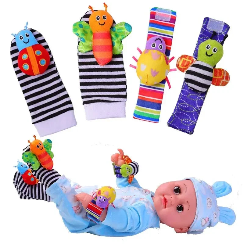 Animal Rattle Socks Set for Infants 0-12 Months
