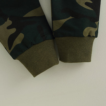Toddler Boys' Camouflage Long Sleeve Sweatshirt & Pants Set